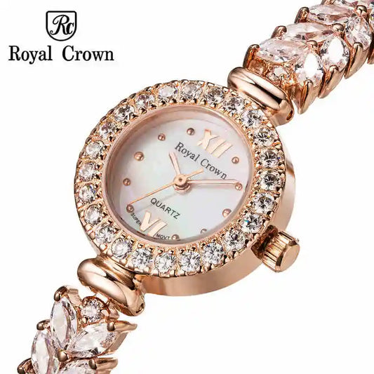 Fine Shell Rhinestone Bracelet Watch