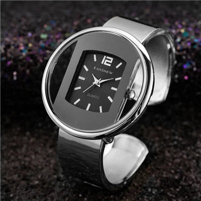 Gilded Bangle Bracelet Luxury Watch