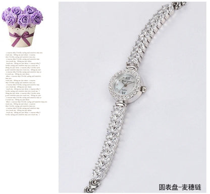 Fine Shell Rhinestone Bracelet Watch