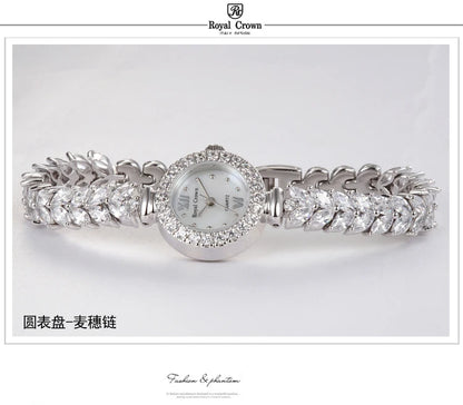 Fine Shell Rhinestone Bracelet Watch