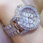 Rose Gold Crystal Jewelry Watch