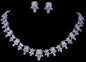 Square CZ Bridal Wedding Choker