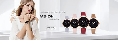 Gilded Bangle Bracelet Luxury Watch