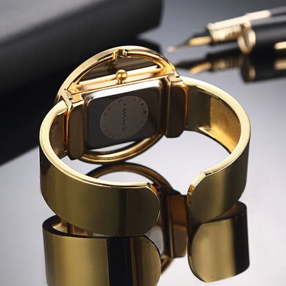 Gilded Bangle Bracelet Luxury Watch