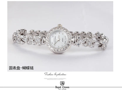 Fine Shell Rhinestone Bracelet Watch