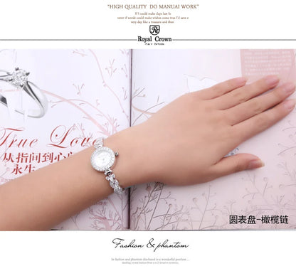 Fine Shell Rhinestone Bracelet Watch