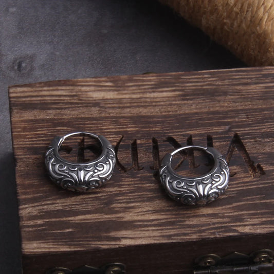 Punk Luxury Stainless Steel Hoops
