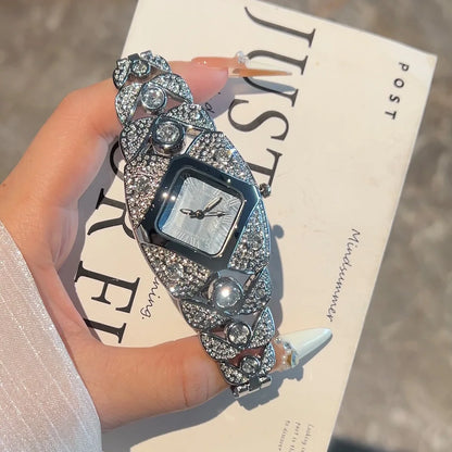 Roman Numeral Full Diamond Watch
