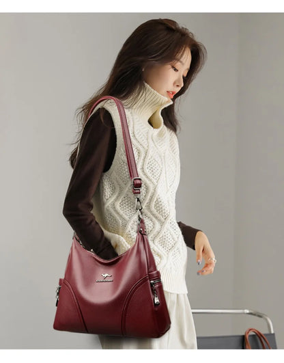 New Style Grained Messenger Bag