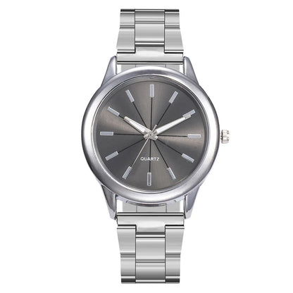 Rhinestone Gilded Mesh Bracelet Watch