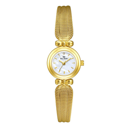 Temperament Gold Waterproof Jewelry Watch
