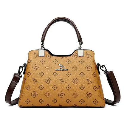 Iconic Grained Leather Crossbody Bag