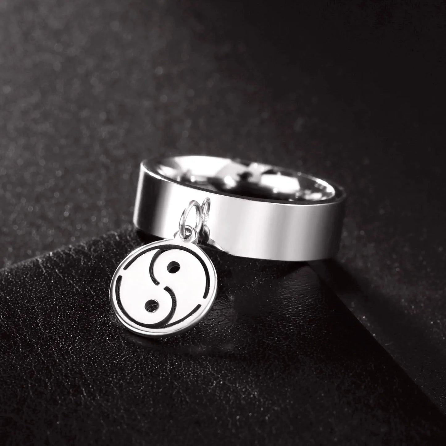 Minimalist Floral Stainless Steel Ring