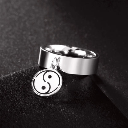 Minimalist Floral Stainless Steel Ring