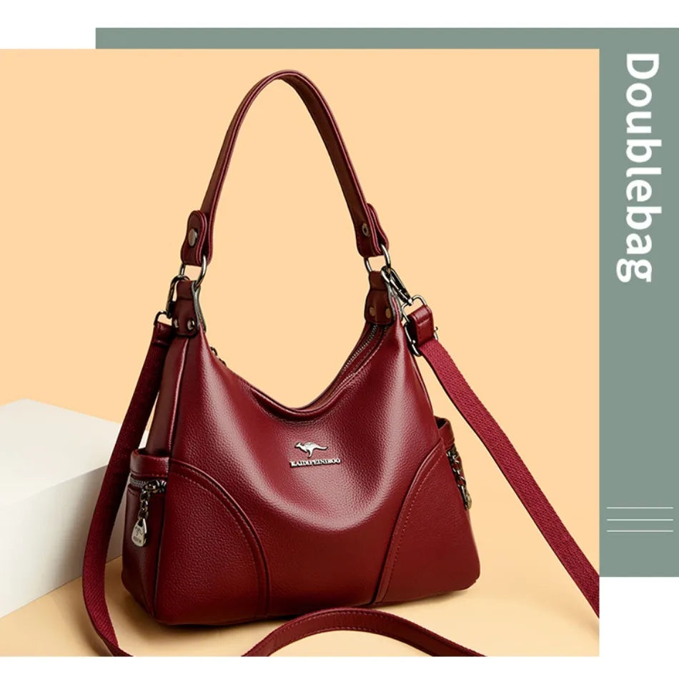 New Style Grained Messenger Bag
