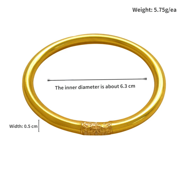 Silicone Soft Gilded Party Bangles