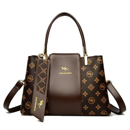 Iconic Grained Leather Crossbody Bag