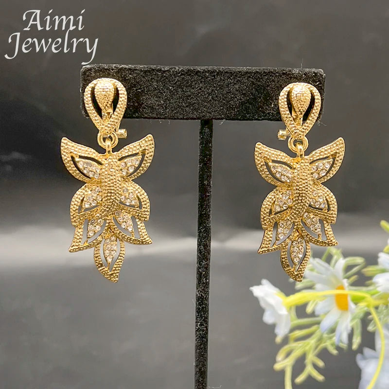 18K Gold Plated African Set