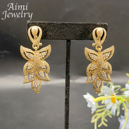 18K Gold Plated African Set