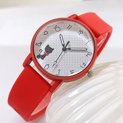 Whimsical Cat Bracelet Silicone Watch
