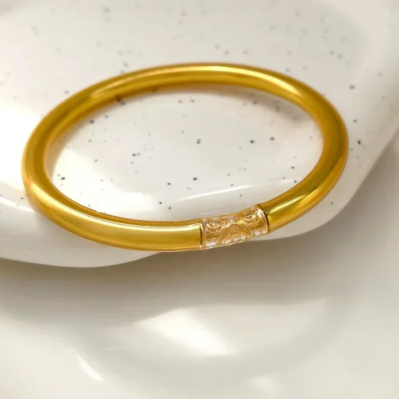 Silicone Soft Gilded Party Bangles