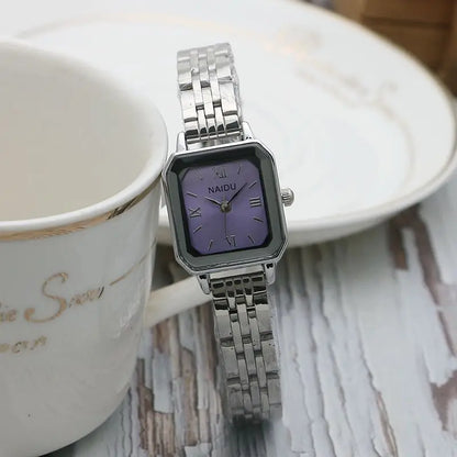Signature Square Stainless Steel Watch
