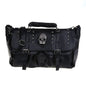 Noir Punk Skull Motif Tote