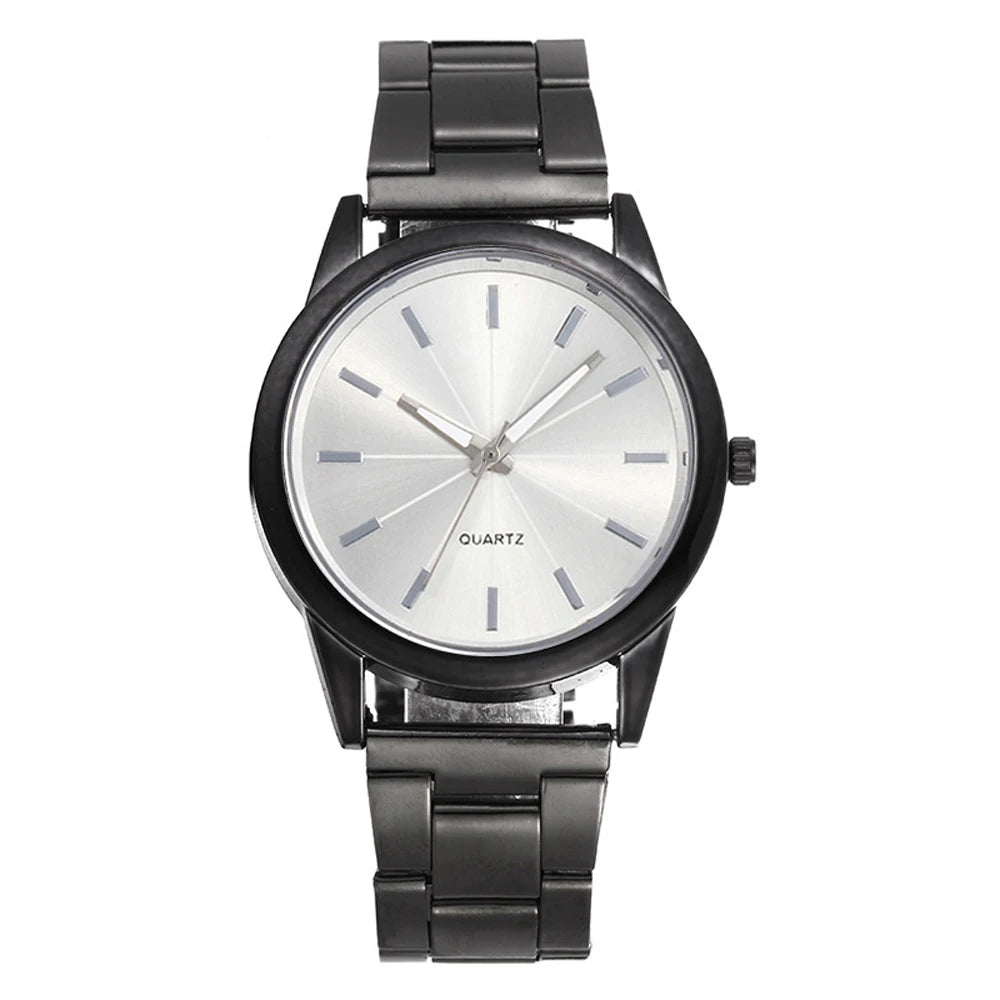 Rhinestone Gilded Mesh Bracelet Watch
