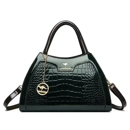 Iconic Grained Leather Crossbody Bag