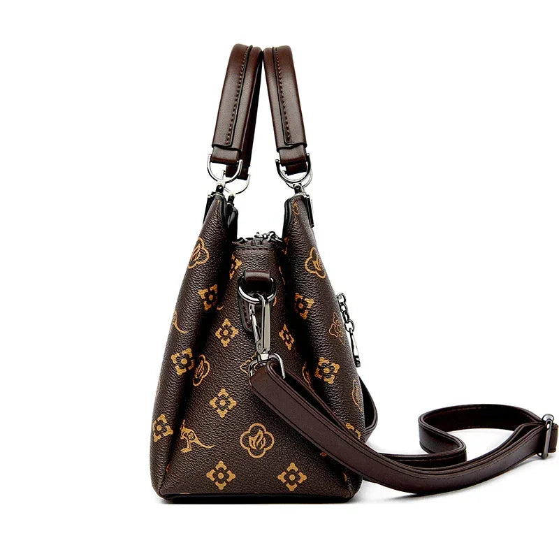 Iconic Grained Leather Crossbody Bag