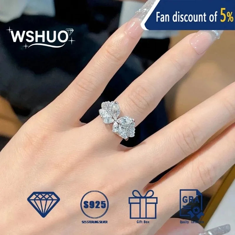 Butterfly Diamond 18k Gold Ring