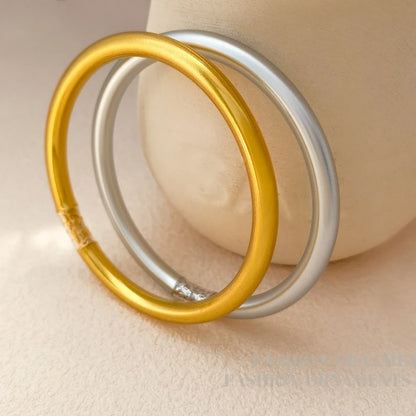 Silicone Soft Gilded Party Bangles