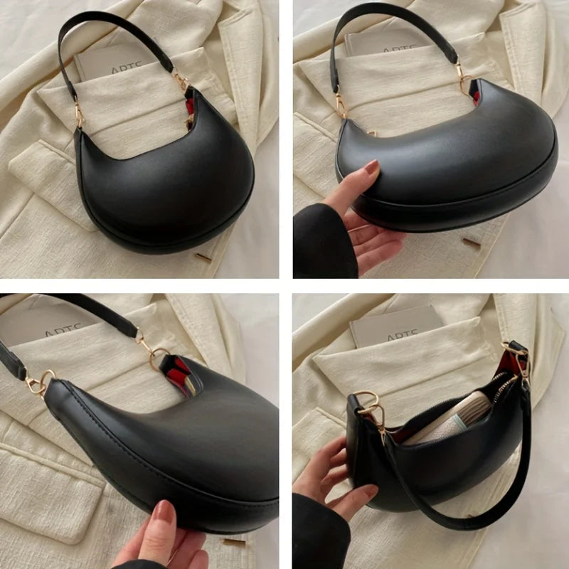 High-End Moon-Shaped Baseball Bag