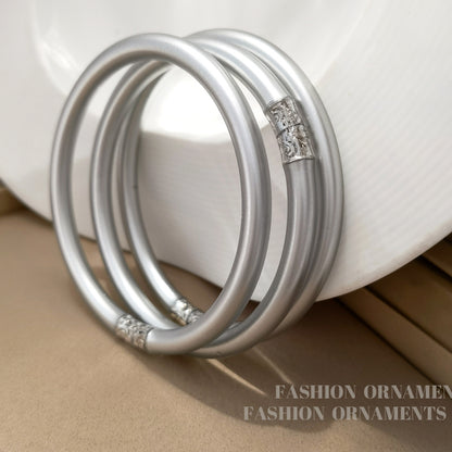 Silicone Soft Gilded Party Bangles