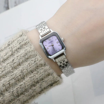 Signature Square Stainless Steel Watch