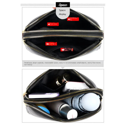 Designer Flap Cowhide Messenger Bag