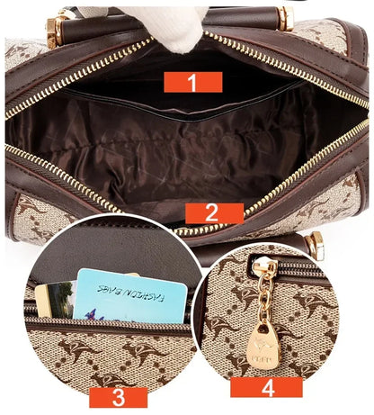 Iconic Grained Leather Crossbody Bag