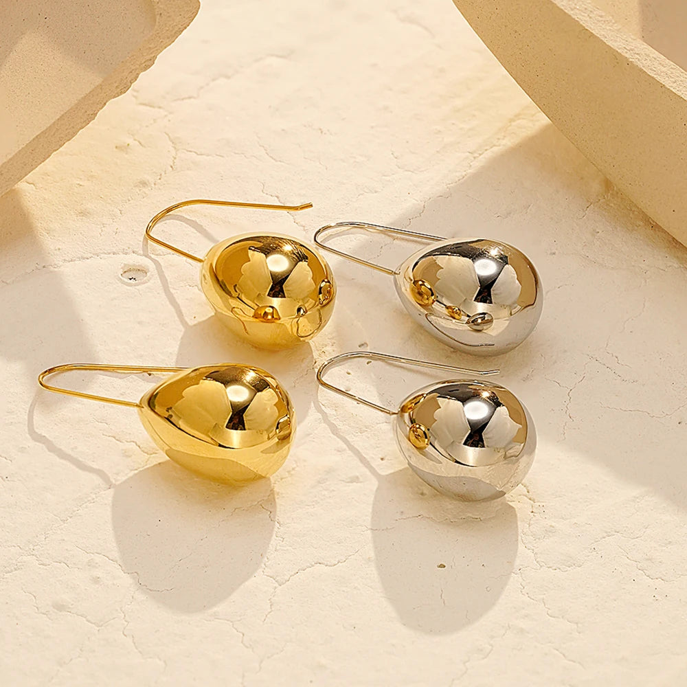 Hollow Rain Drop Delicate Earrings