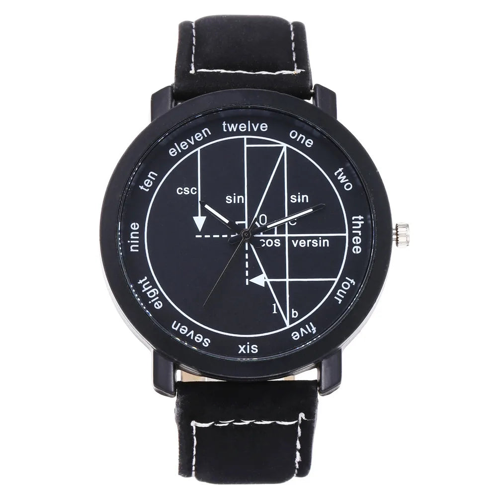 Mathematical Formula Creative Dial Watch