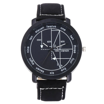 Mathematical Formula Creative Dial Watch