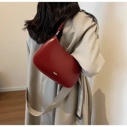 Bridal Crimson Leather Wedding Sling