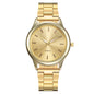 Rhinestone Gilded Mesh Bracelet Watch