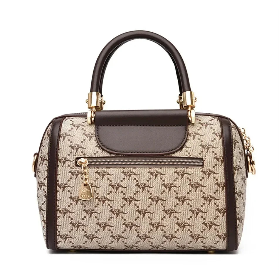 Iconic Grained Leather Crossbody Bag