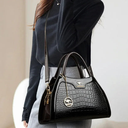 Iconic Grained Leather Crossbody Bag