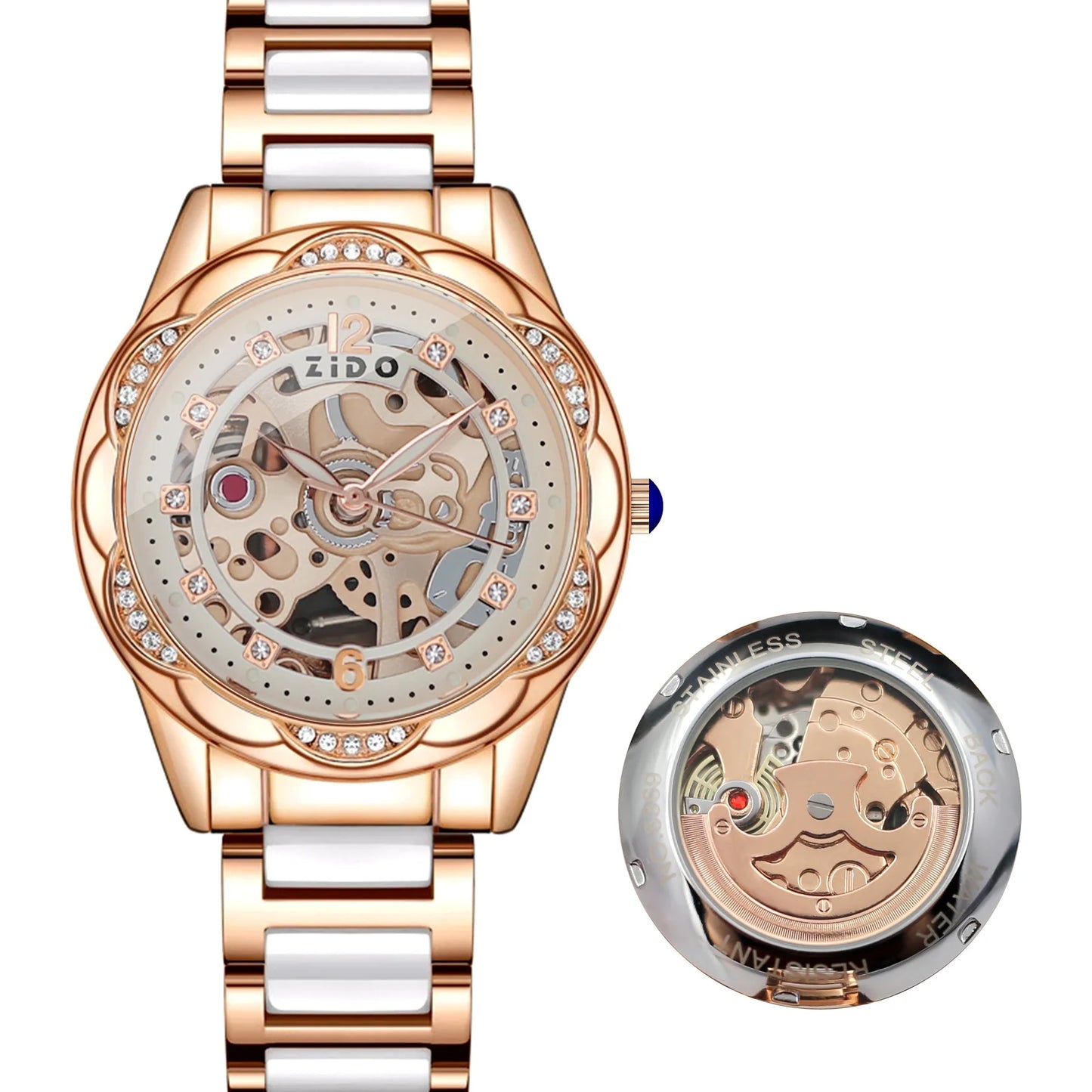 Precision Automatic Mechanical Steel Watch