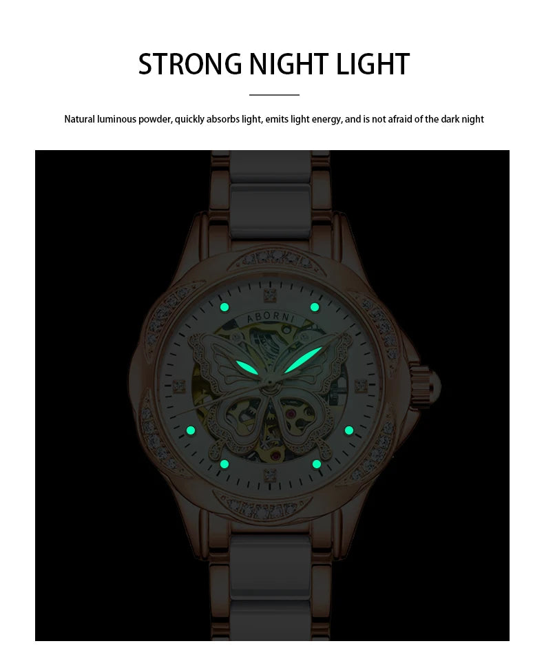 Stainless Steel Automatic Mechanical Watch