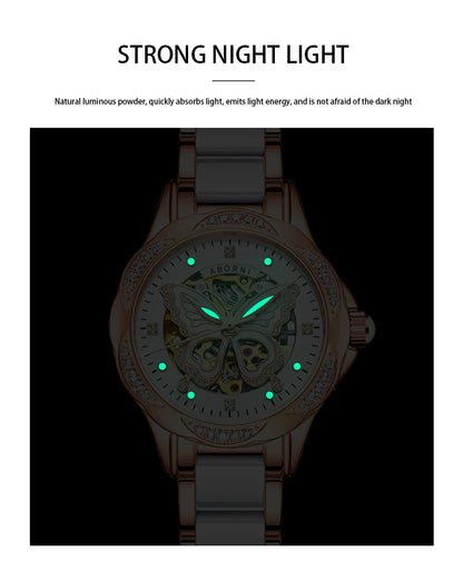 Stainless Steel Automatic Mechanical Watch