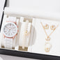 Heart Motif Butterfly Jewelry Set