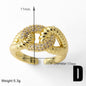 Twisted Leaf Gilded Statement Ring