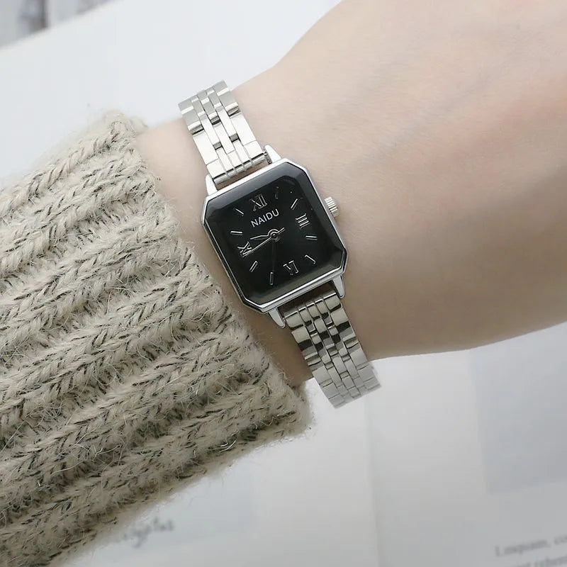 Signature Square Stainless Steel Watch